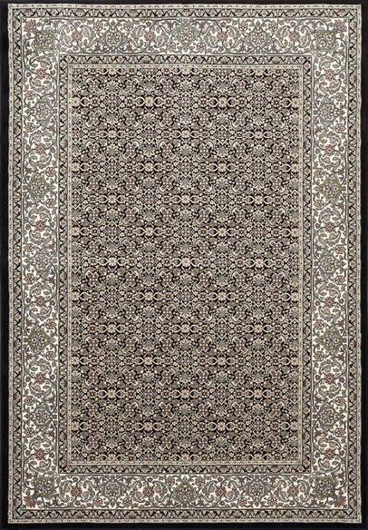 Dynamic Rugs ANCIENT GARDEN 57011-3263 Black and Ivory